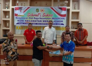 Kembali Jadi Koordinator Olahraga Kecamatan Medan Johor, Marwan Ingin Gelar Porcam