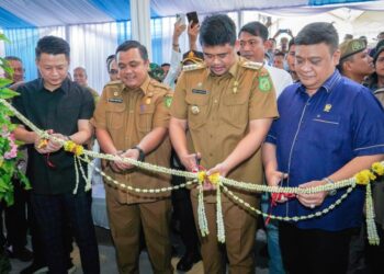 Resmikan Revitalisasi Pasar Simalingkar, Bobby Nasution : Pembangunan ini Konsep Kolaborasi Pemerintah dan Pedagang
