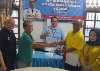 Yoyon Ajak Kerjasama Majukan Olahraga di Kecamatan Medan Perjuangan