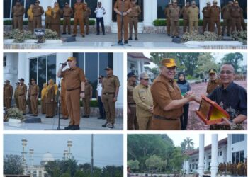 Sekretaris Daerah Kabupaten Asahan Pimpin Apel Gabungan