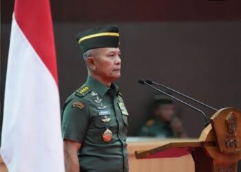 Kasum TNI Terima Laporan Korps Kenaikan Pangkat 32 Perwira Tinggi TNI