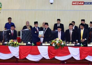DPRD Medan Gelar Paripurna Penyampaian LKPj TA 2024 Kepala Daerah