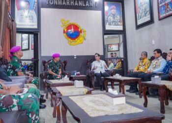 Bangun Medan Utara, Rico Waas Tingkatkan Sinergitas dengan Yonmarhanlan I Belawan