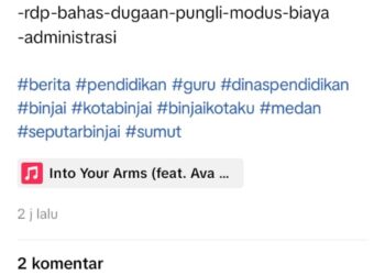 Terkait Dugaan Pungli Sertifikasi dan Tamsil di Disdik Binjai, Kadis Kominfo Binjai Sebut Nama Kepala SMP 1