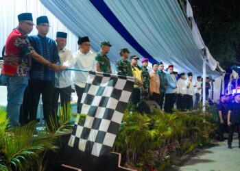 Rico Waas Takbiran dan Lepas Pawai Kendaraan Hias