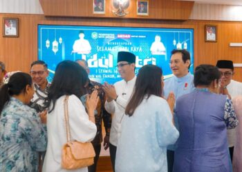 Rico Waas Gelar Open House Idul Fitri, Warga Medan Antusias Hadir