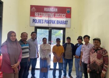 Sat Reskrim Polres Pakpak Bharat Lakukan Restorative Justice Dalam Perkara KDRT