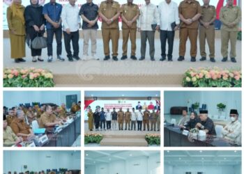Bupati Asahan Dan Wakil Bupati Asahan Terima Reses II Pimpinan beserta Anggota DPRD Provinsi Sumatera Utara Sidang I Tahun 2024-2025 Di Kabupaten Asahan