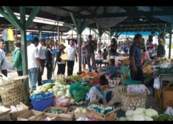 Pemkab Pakpak Bharat Bersama Polres  Sidak Harga Kebutuhan Pokok Dan Barang Di Pasar Klohi
