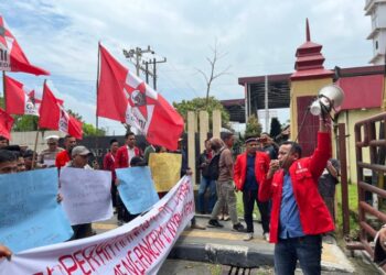 Kepolisian Bungkam! GMNI SUMUT Instruksikan Aksi Serentak Diseluruh Polres