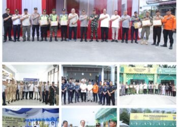 Bupati Asahan Berserta Forkopimda Tinjau Pos Pam Lebaran Tahun 2025