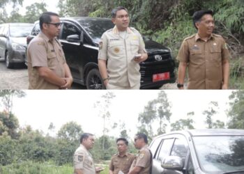 Bupati Pakpak Bharat, Franc Bernhard Tumanggor Meninjau Jalan Penghubung Pakpak Bharat -Samosir