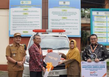 RSUD Kumpulan Pane Kota Tebing Tinggi Terima Ambulans Dari CSR BNI