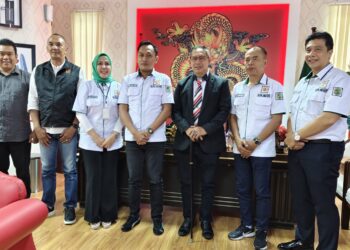 Audiensi ke Ketua DPRD Medan, Aswindy Harap Bonus Atlet Berprestasi Lebih Diperbesar