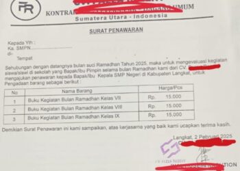 Benarkah Alamat CV Penawaran Buku Ramadhan SMPN di Langkat Berada Disini?