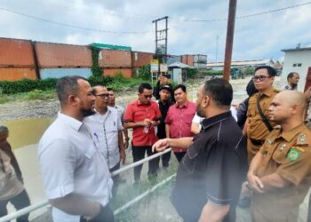Sidak Komisi IV DPRD Medan Temukan Drainase SPBU Simpang Pintu Tol Belawan Bermasalah
