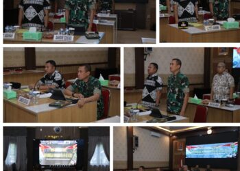 Wakil Bupati Asahan Ikuti Rakornis TNI Manunggal Membangun Desa (TMMD) ke-124
