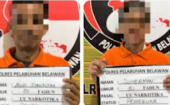 Sat Narkoba Polres Belawan Amankan Tiga Pelaku Narkoba di Pulo Brayan