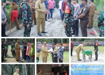 Bupati Asahan Buka TMMD ke-124 di Desa Silo Bonto