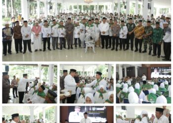 Bupati Asahan Upah-upah Calon Jamaah Haji Asahan