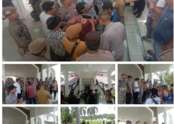 DPP Aliansi Lingkar Independent Masyarakat Asahan Demo di Kantor DPRD Asahan