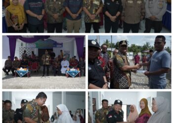 Wakil Bupati Asahan Serahkan Kartu BPJS Gratis dan KIP di 4 Kecamatan 