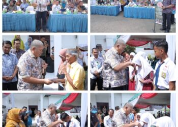 Bupati Asahan Serahkan BPJS Kesehatan Gratis dan KIP Kepada Masyarakat di 4 Kecamatan