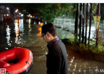 Rico Waas Tinjau Banjir di Jalan Eka Rasmi dan Eka Warni