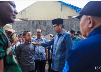 Temui Orangtua Korban Anak Hanyut di Aliran Sungai, Rico Waas : Pemko Medan Akan Terus Lakukan Pencarian