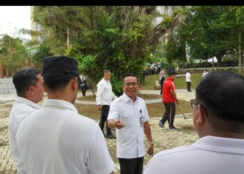 Tinjau Taman Lili Suheri, Zakiyuddin: Segera Dipergunakan untuk UMKM Centre dan Anak Muda Medan Berkreativitas