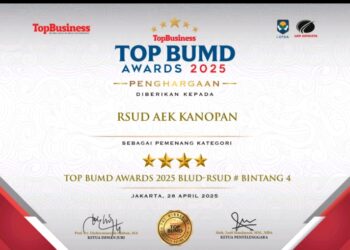 Top BUMD Awards 2025, RSUD Bintang 4, Bupati-Dirut Top Pembina dan Top Ceo