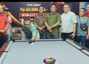 Ketum KONI Medan Hadiri Pembukaan Turnamen Biliar 76 Team Harimau Sumatera Cup 2025