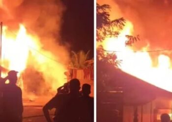 Empat Kedai di Beutong Ateuh Hangus di Lahap Sijago Merah