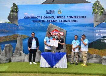 Gubernur Bobby Tandatangani Kerjasama Strategis, UTMB® Pilih Danau Toba Jadi Tuan Rumah Trail Run Dunia