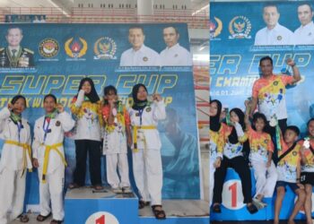 Tim Taekwondo Pakpak Bharat Sabet Medali Emas  Di Super Cup Taekwondo Championship