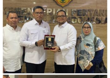 Bertemu Wamentan, Wakil Wali Kota Tanjungbalai Bahas Pengembangan Sektor Pertanian dan Penguatan Ketahanan Pangan