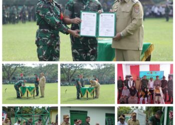 Bupati Asahan Dampingi KSAD Tutup TMMD