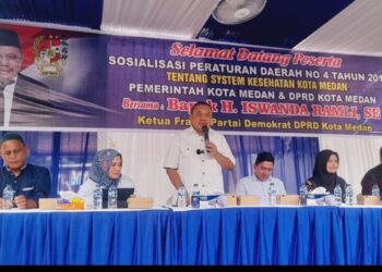 Sosialisasi Perda No 4 tahun 2012, Iswanda Ramli Ajak Masyarakat Tidak Ragu Sampaikan Prihal Pelayanan Kesehatan