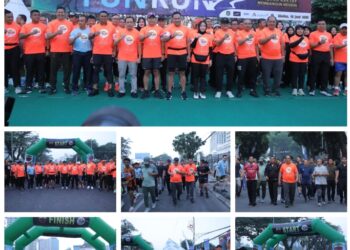 Bupati Asahan Ikuti Bukit Barisan Fun Run 5K