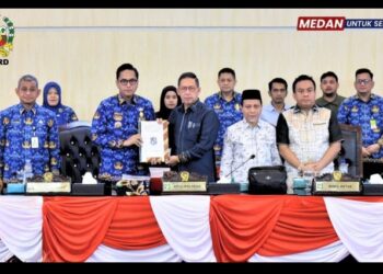 DPRD Medan Gelar Paripurna Penjelasan Ranperda Tentang Perubahan Atas Perda KTR 