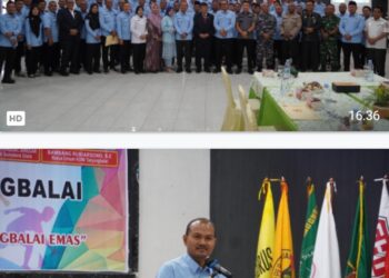 Pelantikan Pengurus KONI Tanjungbalai, Wali Kota Mahyaruddin Salim Berharap KONI Siap Dukung Visi Misi Tanjungbalai EMAS 