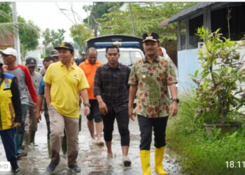 Serius Tangani Banjir, Wali Kota Tanjungbalai Tinjau Langsung Titik Rawan Banjir di Kelurahan Sirantau 