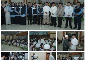 Wakil Bupati Asahan Sambut Kedatangan Jamaah Haji Kloter 15 di Embarkasi Medan