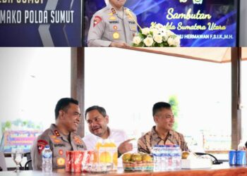 Bupati Pakpak Bharat, Franc Bernhard Tumanggor Hadiri Peresmian  gedung Baru Kepolisian Daerah Sumatera Utara