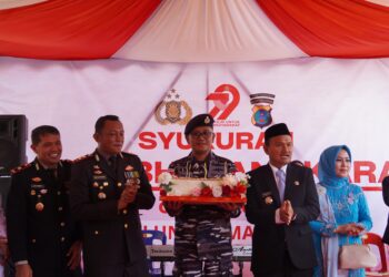 Wali Kota Mahyaruddin Salim Hadiri Syukuran HUT Bhayangkara Ke-79 Bersama Jajaran Polres Tanjungbalai