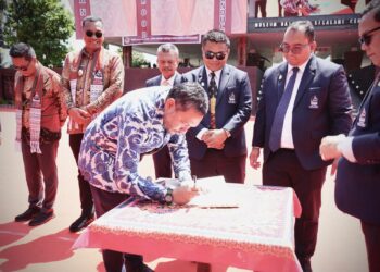 Bupati Pakpak Bharat, Tandatangani Nota Kesepakatan Dengan Yayasan Tunas Bangsa Soposurung