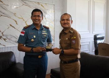 Wali Kota Tanjungbalai Terima Kunjungan Silaturahmi Dan Lanal TBA Letkol Laut (P) Agung Dwi