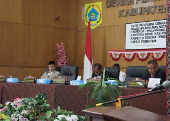 DPRD Kabupaten Pakpak Bharat Mengelar Sidang Paripurna,Tentang Nota Pengantar Bupati Pakpak Bharat