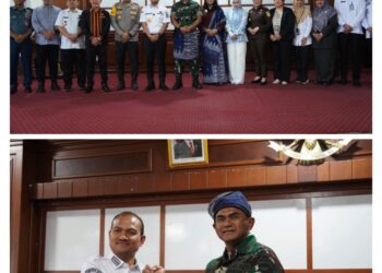 Terima Kunker Danrem 022/PT, Wali Kota Tanjungbalai : Pemko Tanjungbalai Siap Pererat Kolaborasi dan Sinergitas Bersama TNI 