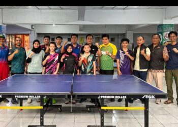 Pantau Latihan Atlet Binaan Tenis Meja, Aswindy Yakin Bisa Jadi Andalan di Porprovsu 2026 Mendatang
